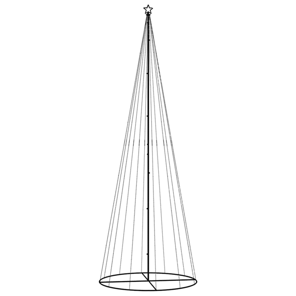 Kalėdų eglutė, NORDIC SHINE, 160x500cm., kūgio formos, 732 mėlynos LED