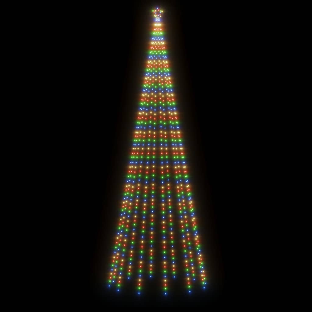 Christmas tree, 160x500cm, cone-shaped, 732 colored LEDs