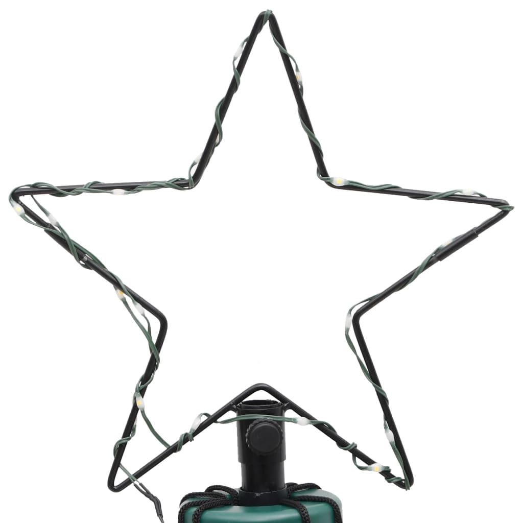 Kalėdų eglutė WINTER CROWN, su kuoliuku, įvairių spalvų, 108LED, 180cm.