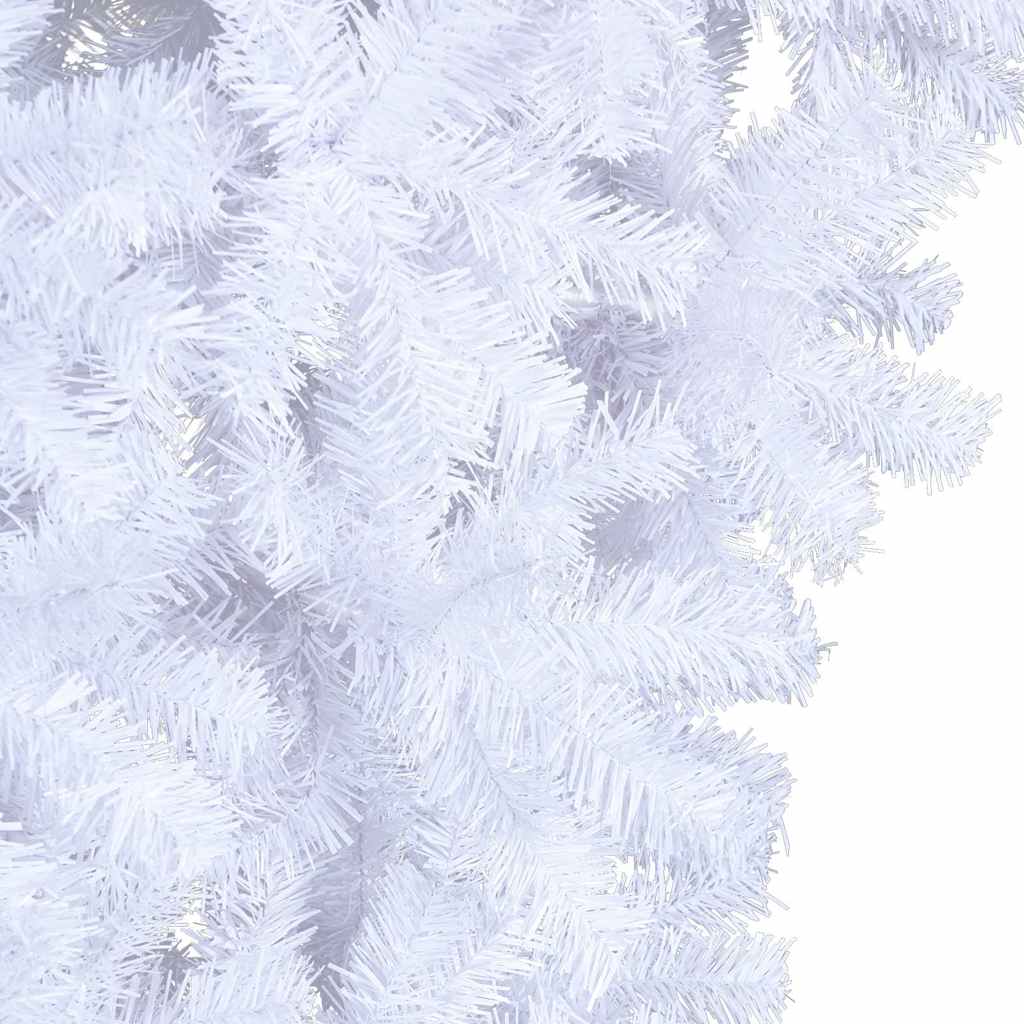 Apversta dirbtinė Kalėdų eglutė PVC, steel Balta