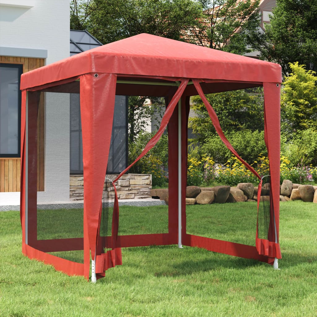 Pasākumu telts PEARL, sarkana, 2x2m
