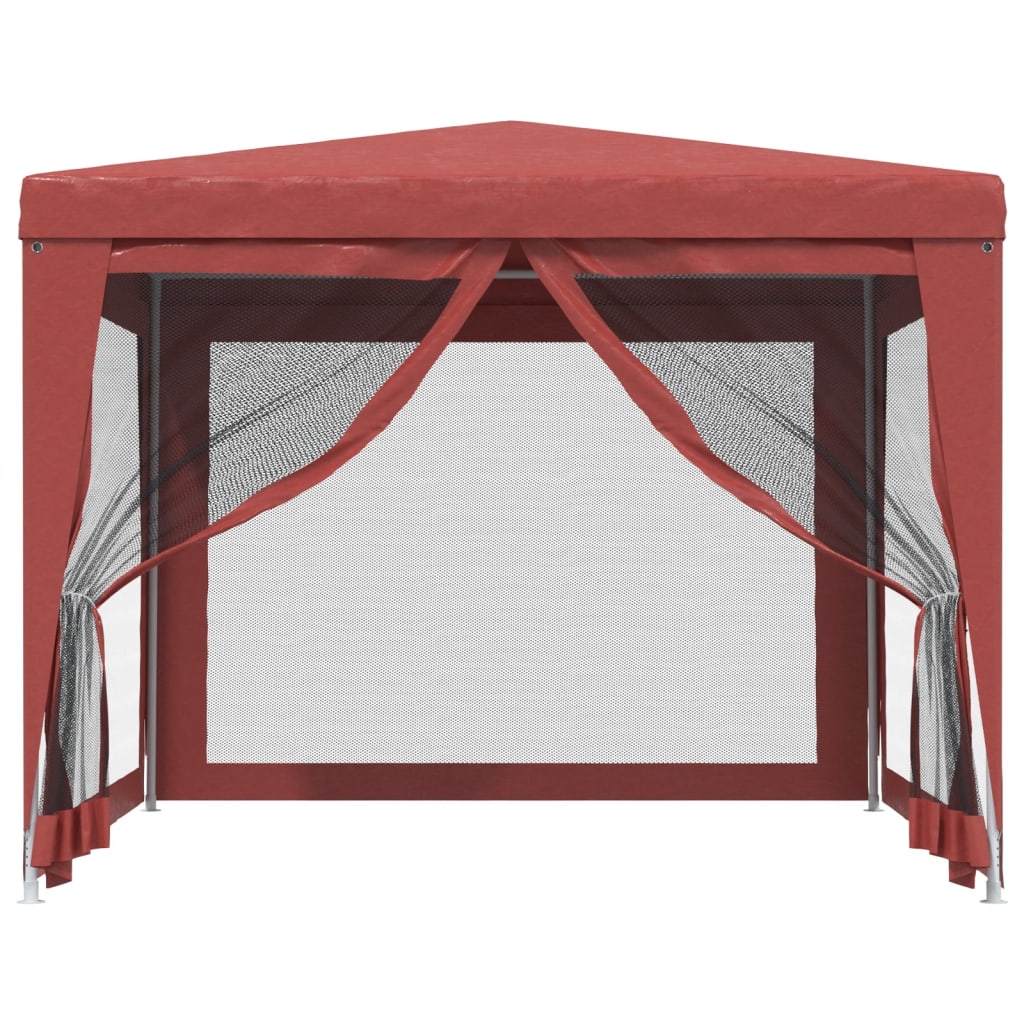 Event gazebo PEARL, red, 3x3m