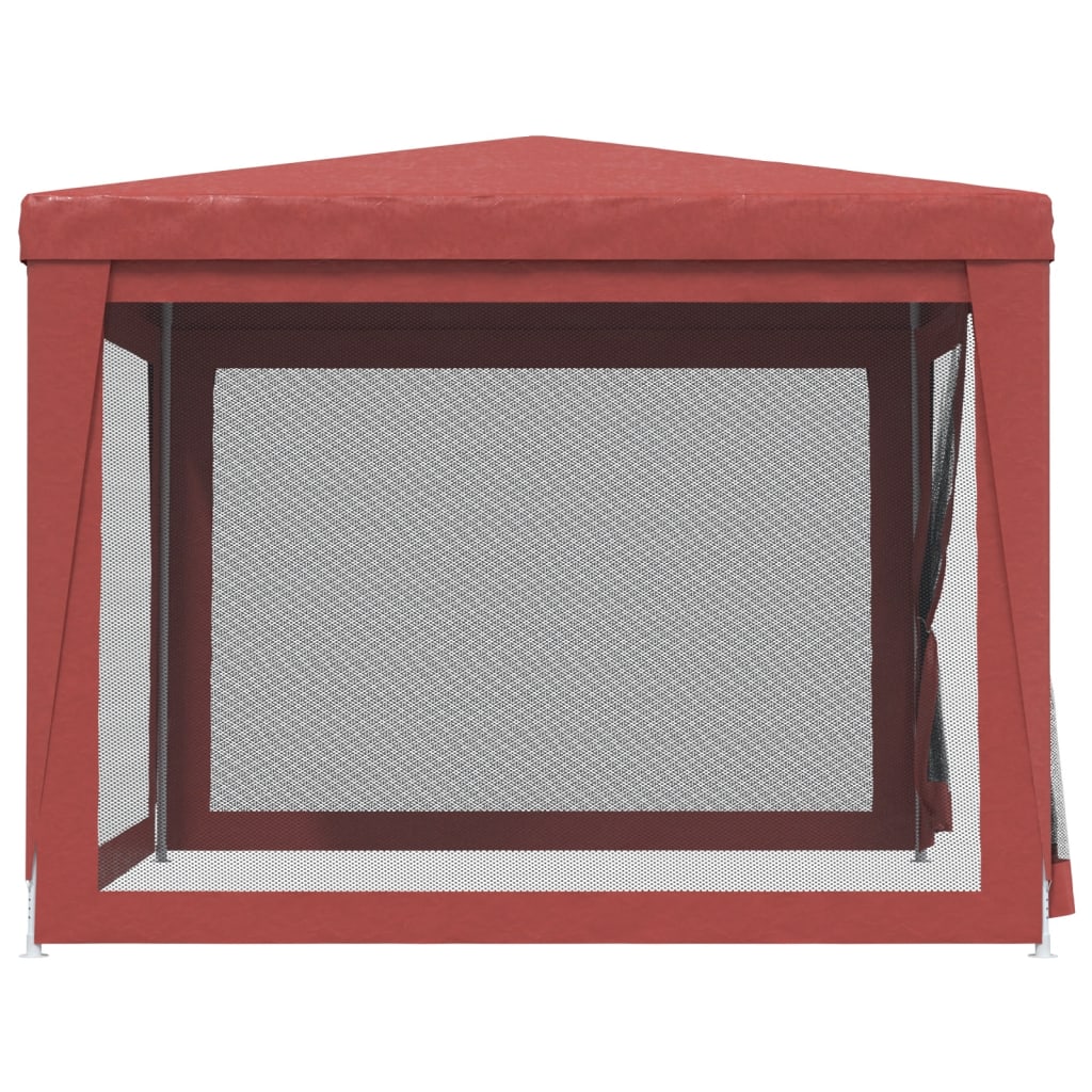Event gazebo PEARL, red, 3x3m