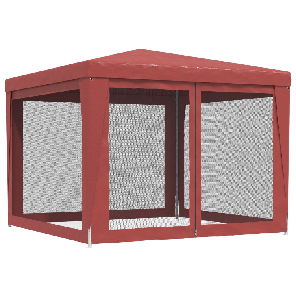 Event gazebo PEARL, red, 3x3m