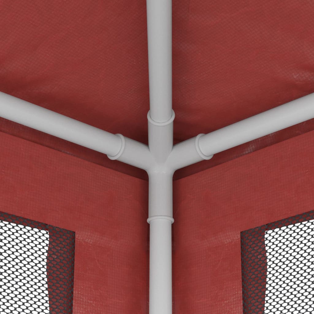 Event gazebo PEARL, red, 3x3m