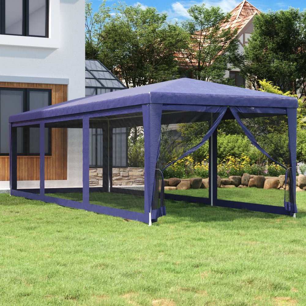 Event tent PEARL, blue, 3x9m