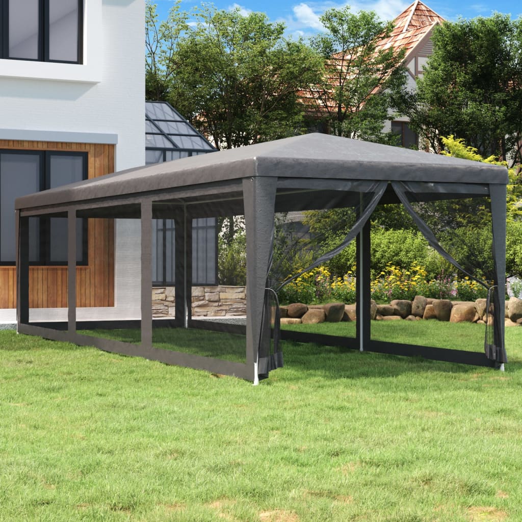 Party tent PEARL, anthracite, 3x9m