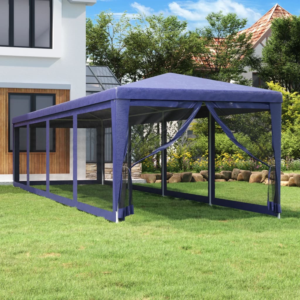 Event tent PEARL, blue, 3x12m