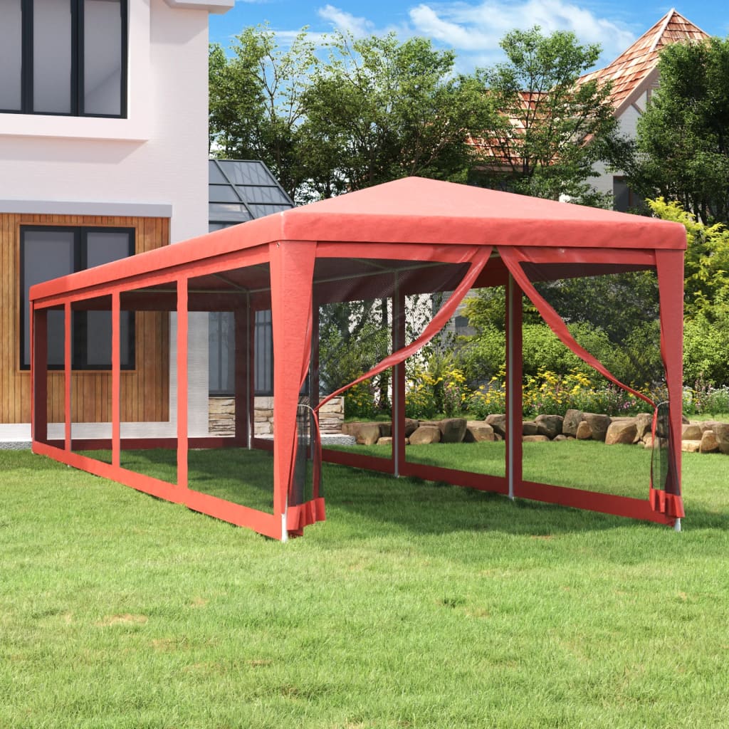 Proginė palapinė PEARL, raudona, 3x12m