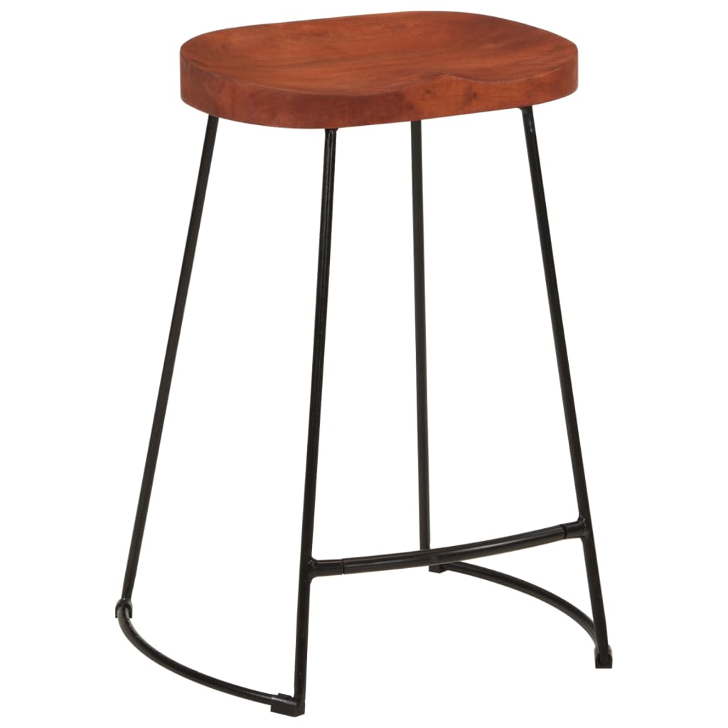 Gavin bar stools, 2 pcs., 45x40x63cm, solid mango wood