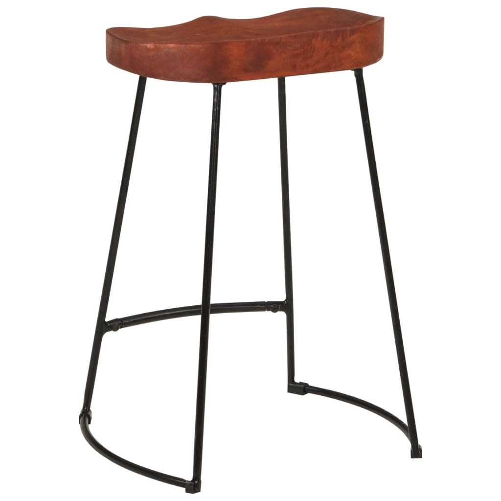 Gavin bar stools, 2 pcs., 45x40x63cm, solid mango wood