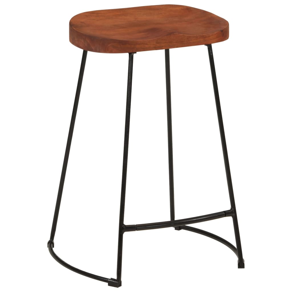 Gavin bar stools, 2 pcs., 45x40x63cm, solid mango wood