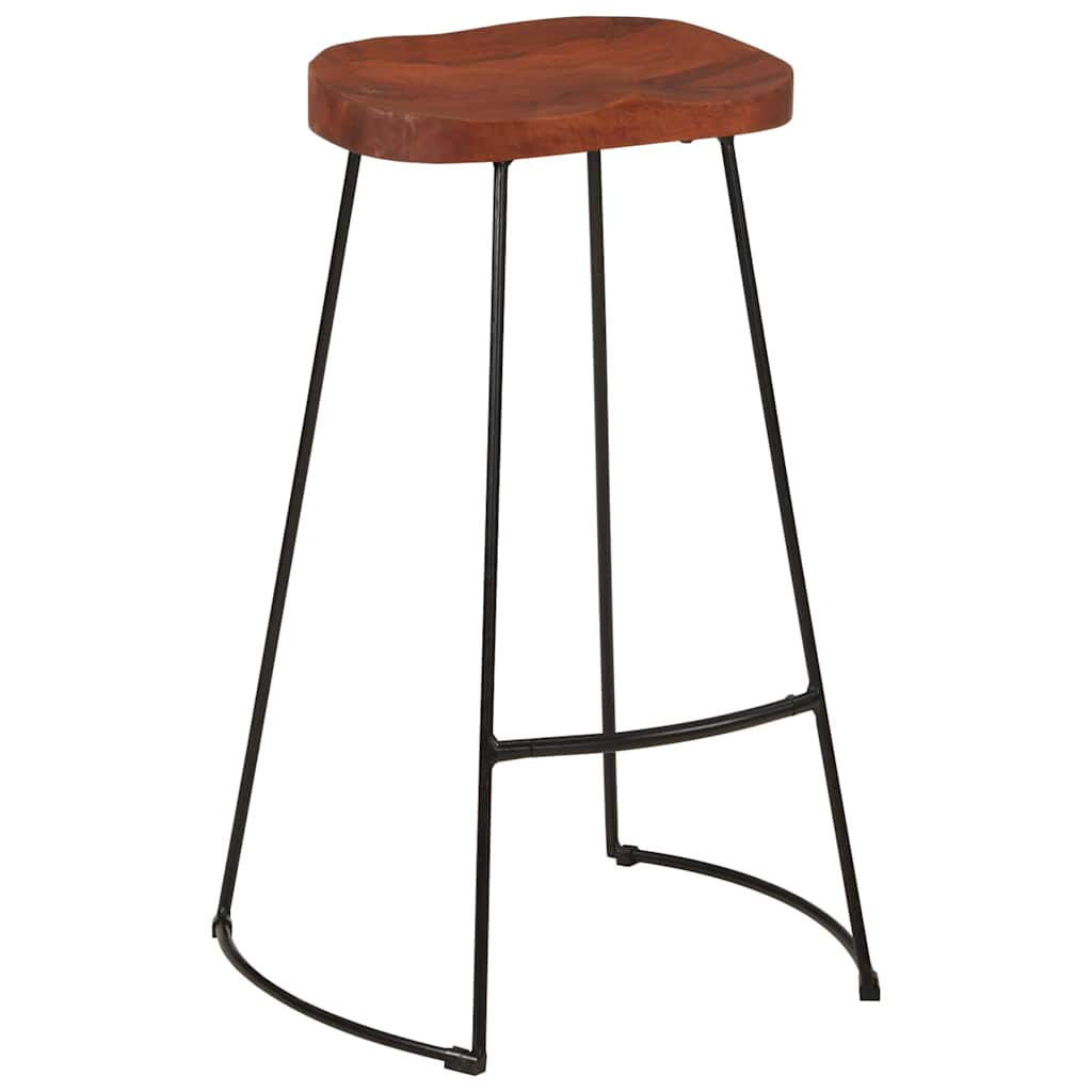 Gavin Bar Stools, 2 pcs., 50x40x78cm, Solid Mango Wood