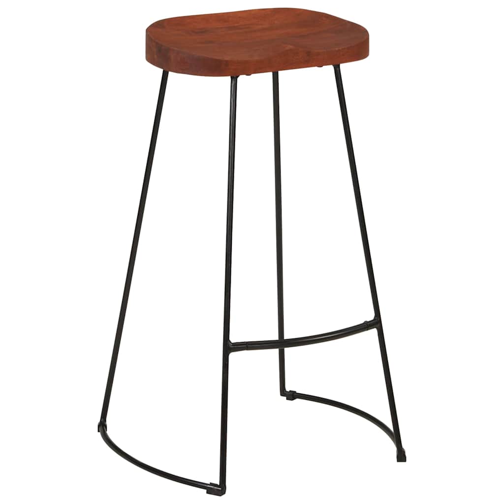 Gavin Bar Stools, 2 pcs., 50x40x78cm, Solid Mango Wood