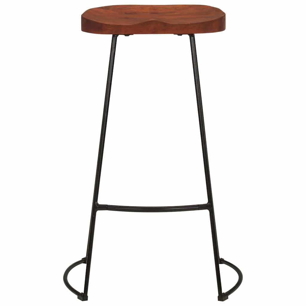 Gavin Bar Stools, 2 pcs., 50x40x78cm, Solid Mango Wood