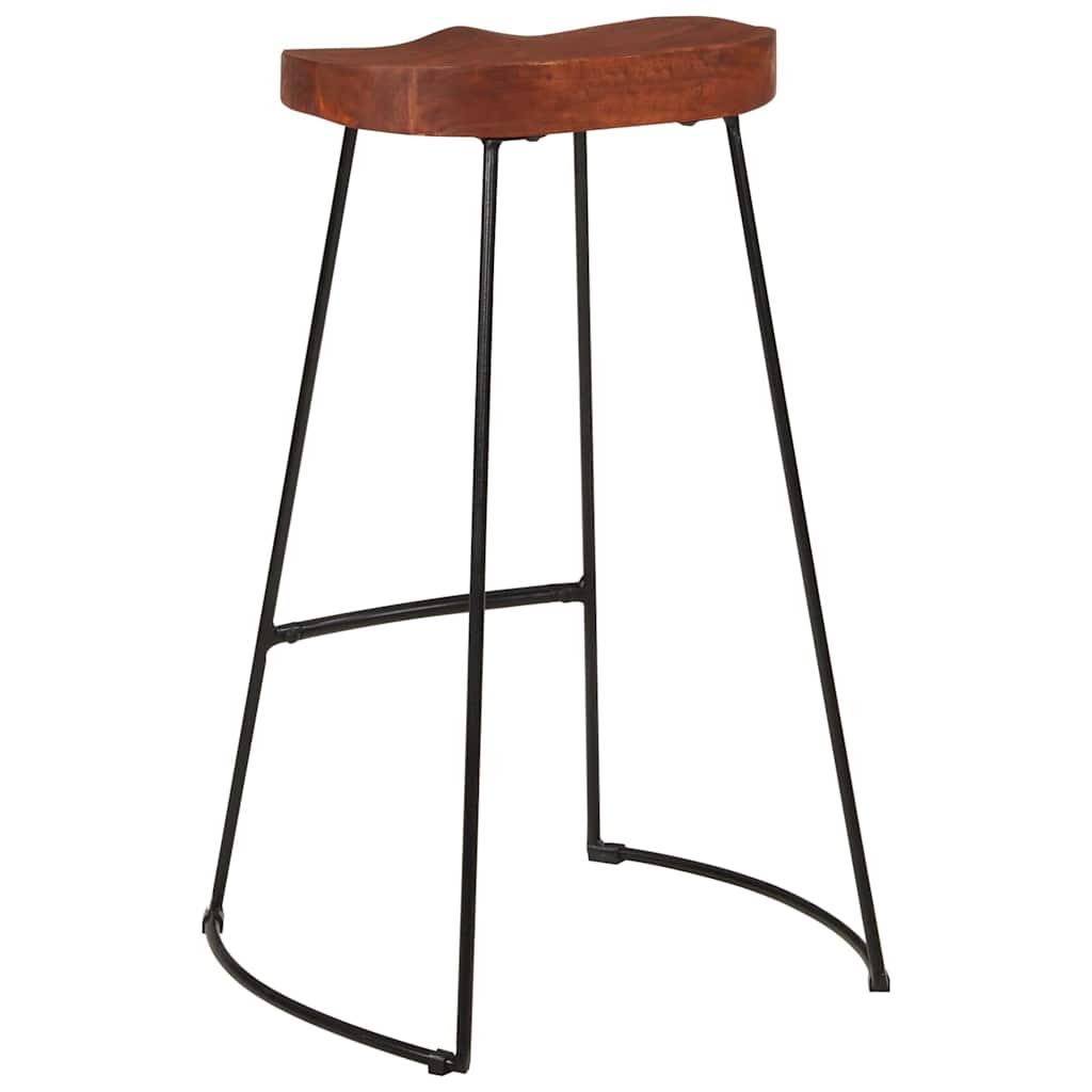 Gavin Bar Stools, 2 pcs., 50x40x78cm, Solid Mango Wood