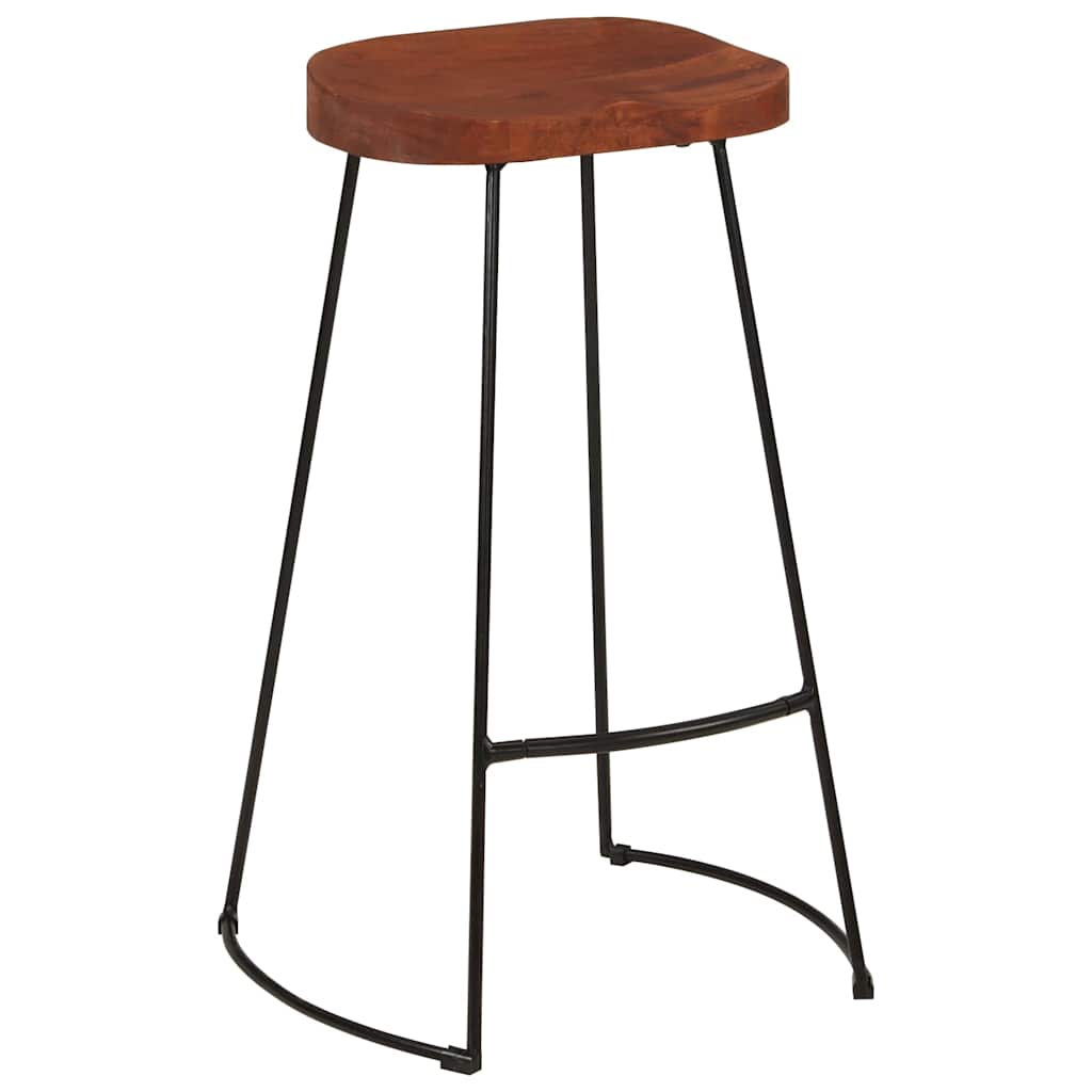 Gavin Bar Stools, 2 pcs., 50x40x78cm, Solid Mango Wood
