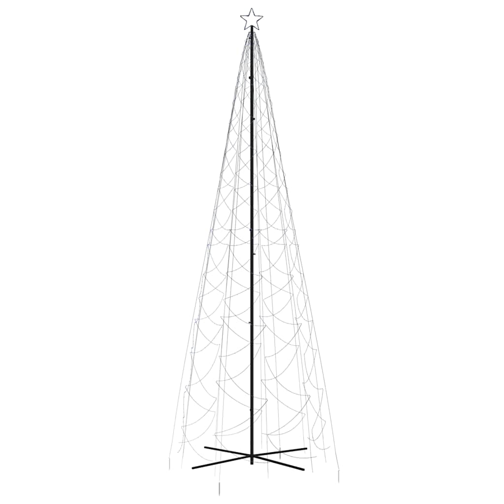 Ziemassvētku egle, 160x500 cm, koniska, 1400 zilu LED