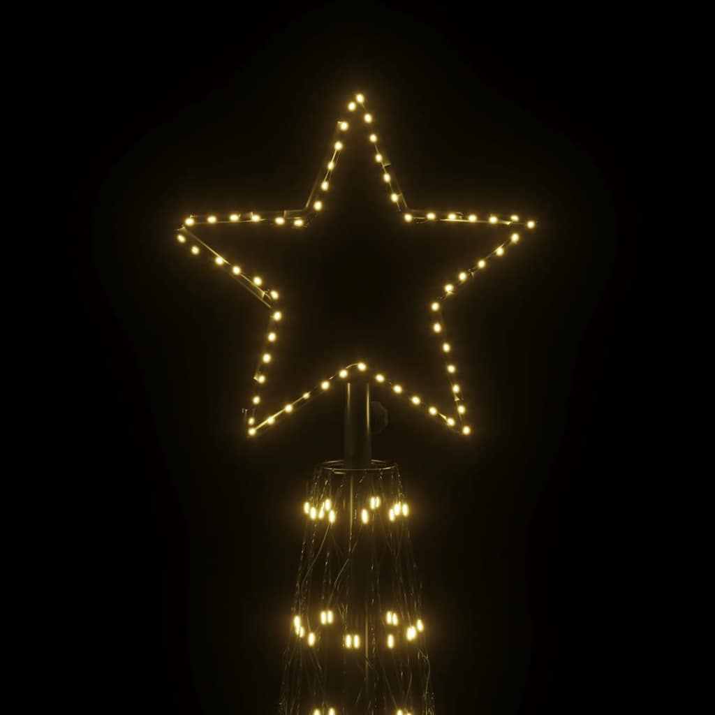 Kalėdų eglutė, AK CRYSTAL, 230x800cm., kūgio formos, 3000 šiltų baltų LED