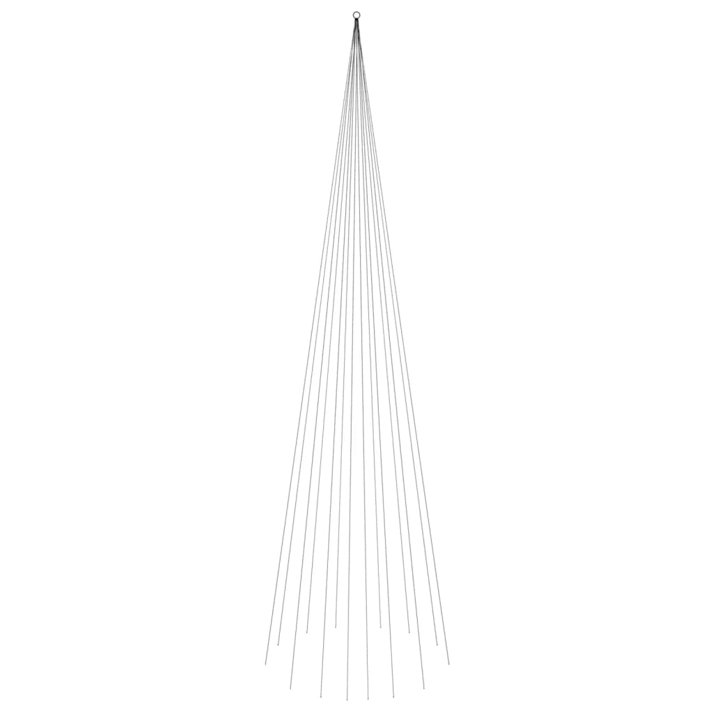 Ziemassvētku eglīte uz karoga masta, 800cm, 1134 auksti LED