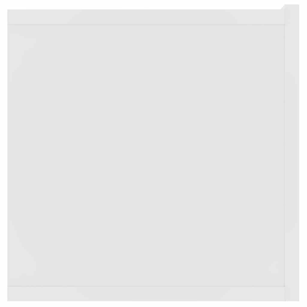 Televizoriaus spintelės, 2vnt., baltos, 80x30x30cm, mediena