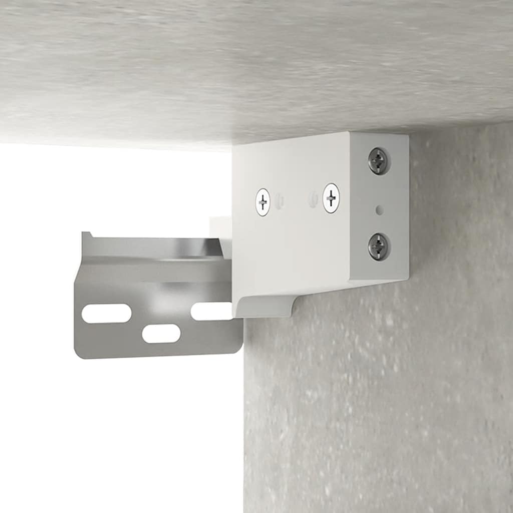 Televizoriaus spintelės, 2vnt., betono, 80x30x30cm, mediena