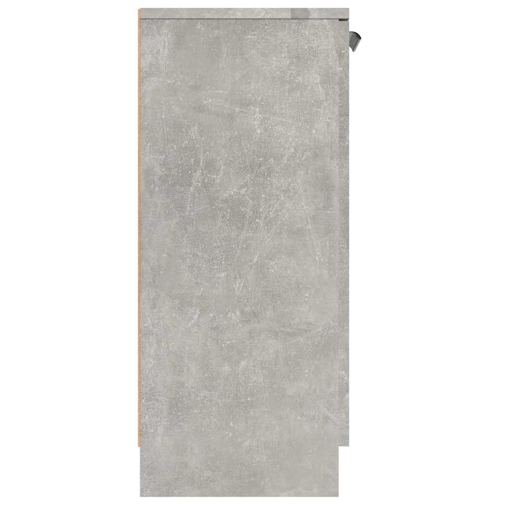 Šoninė spintelė, betono pilka, 60x30x70cm, apdirbta mediena