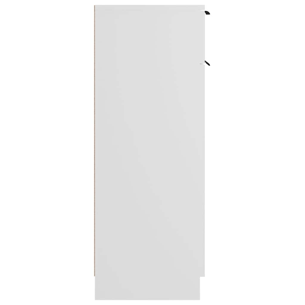 Bathroom cabinet, white, 32x34x90cm, engineered wood