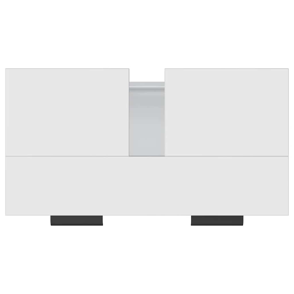 Bathroom cabinet, white, 64.5x33.5x59cm, engineered wood