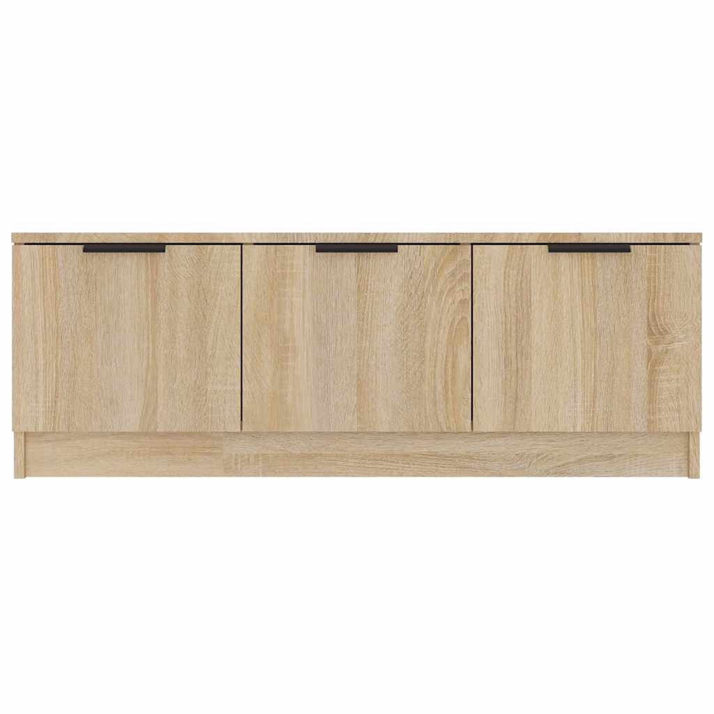 TV cabinet, oak, 102x35x36.5cm, engineered wood