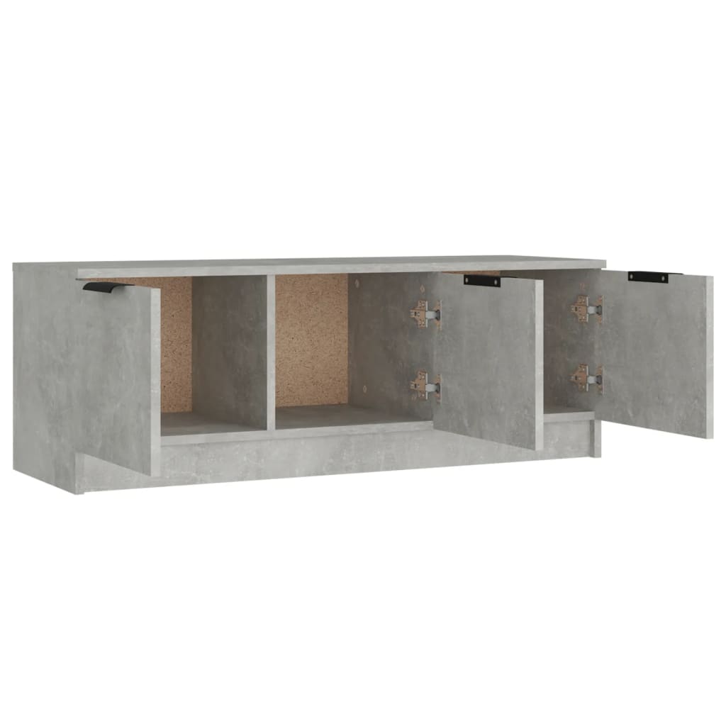 TV skapītis, betona pelēks, 102x35x36,5cm, koks