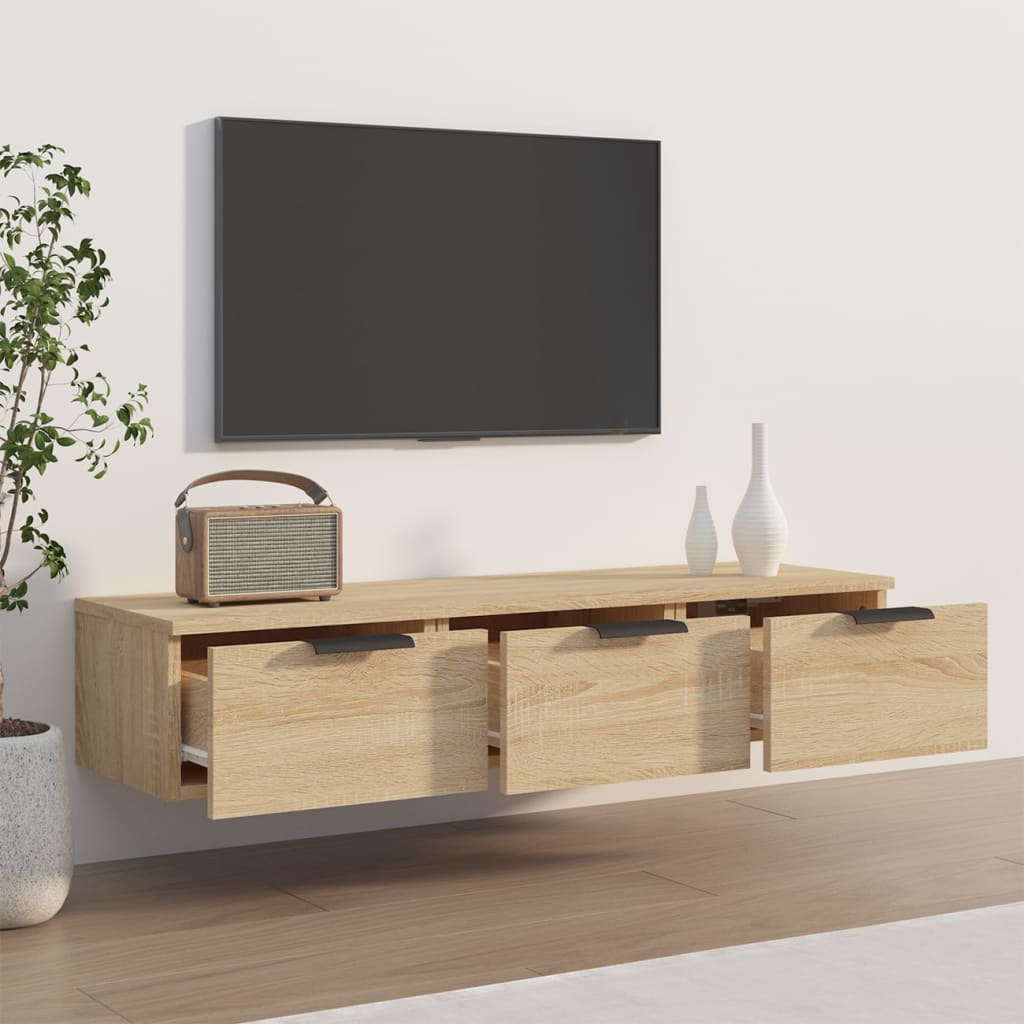 Sieninė spintelė, ąžuolo, 102x30x20cm, apdirbta mediena