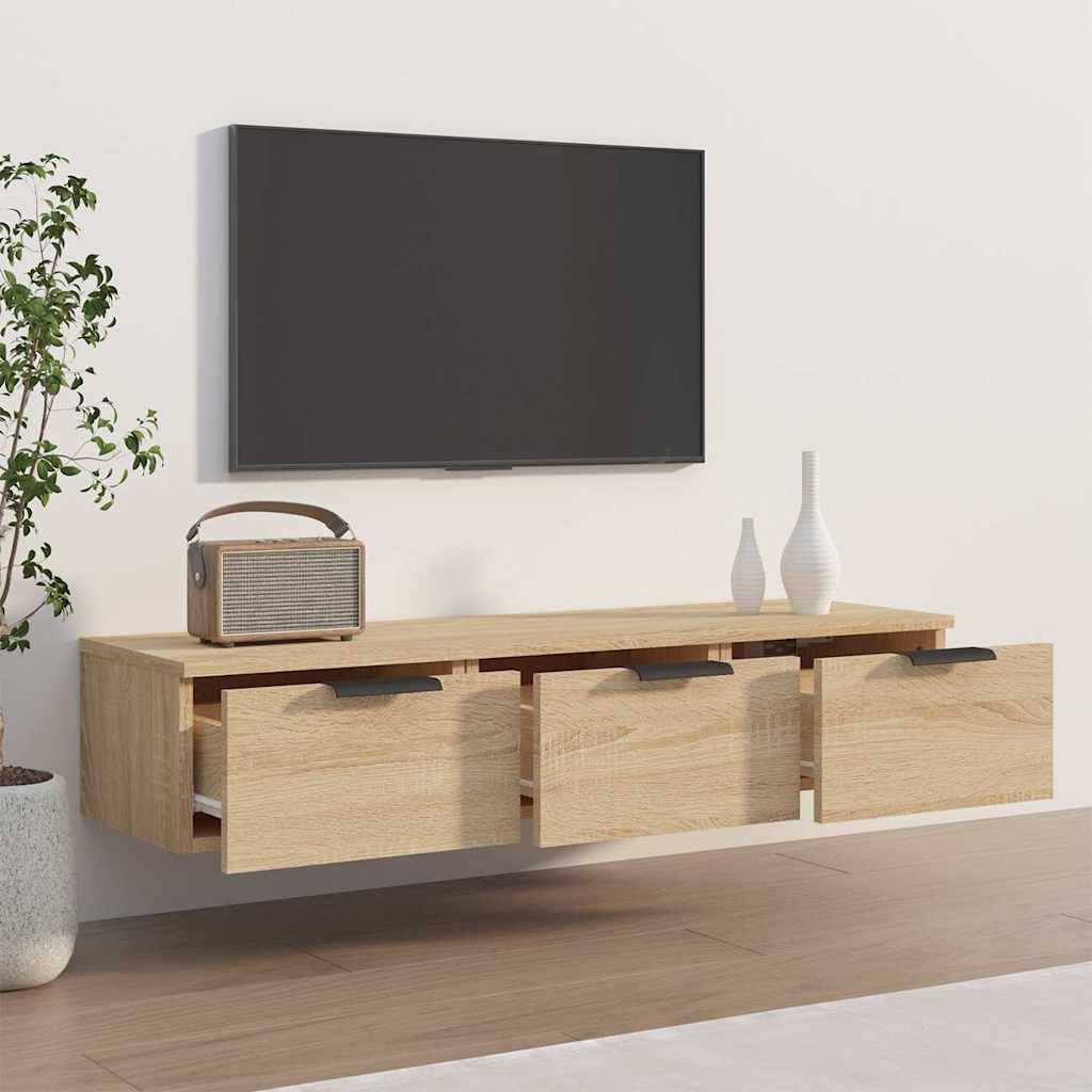 Sieninė spintelė, ąžuolo, 102x30x20cm, apdirbta mediena