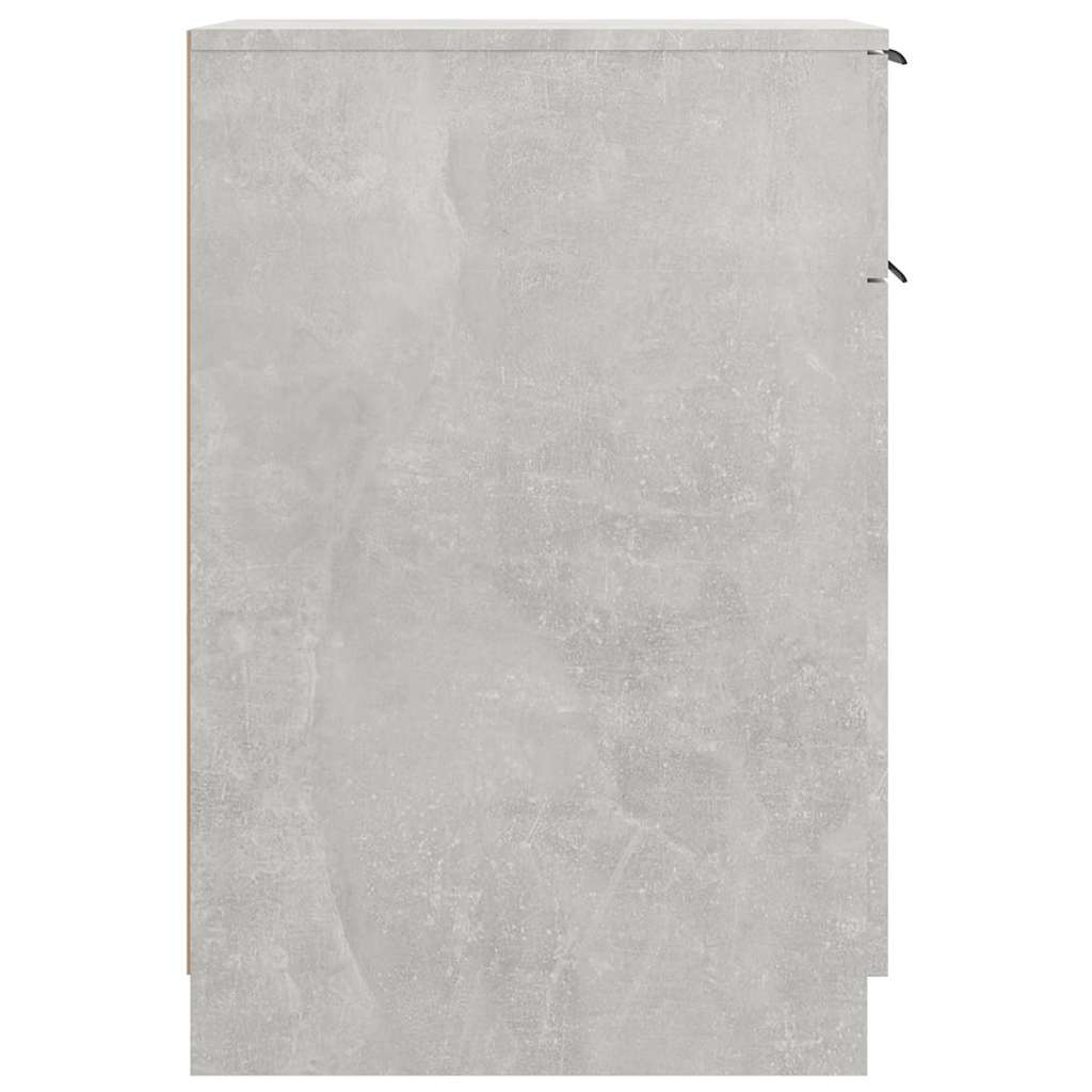 Rašomojo stalo spintelė, pilka, 33,5x50x75cm, apdirbta mediena