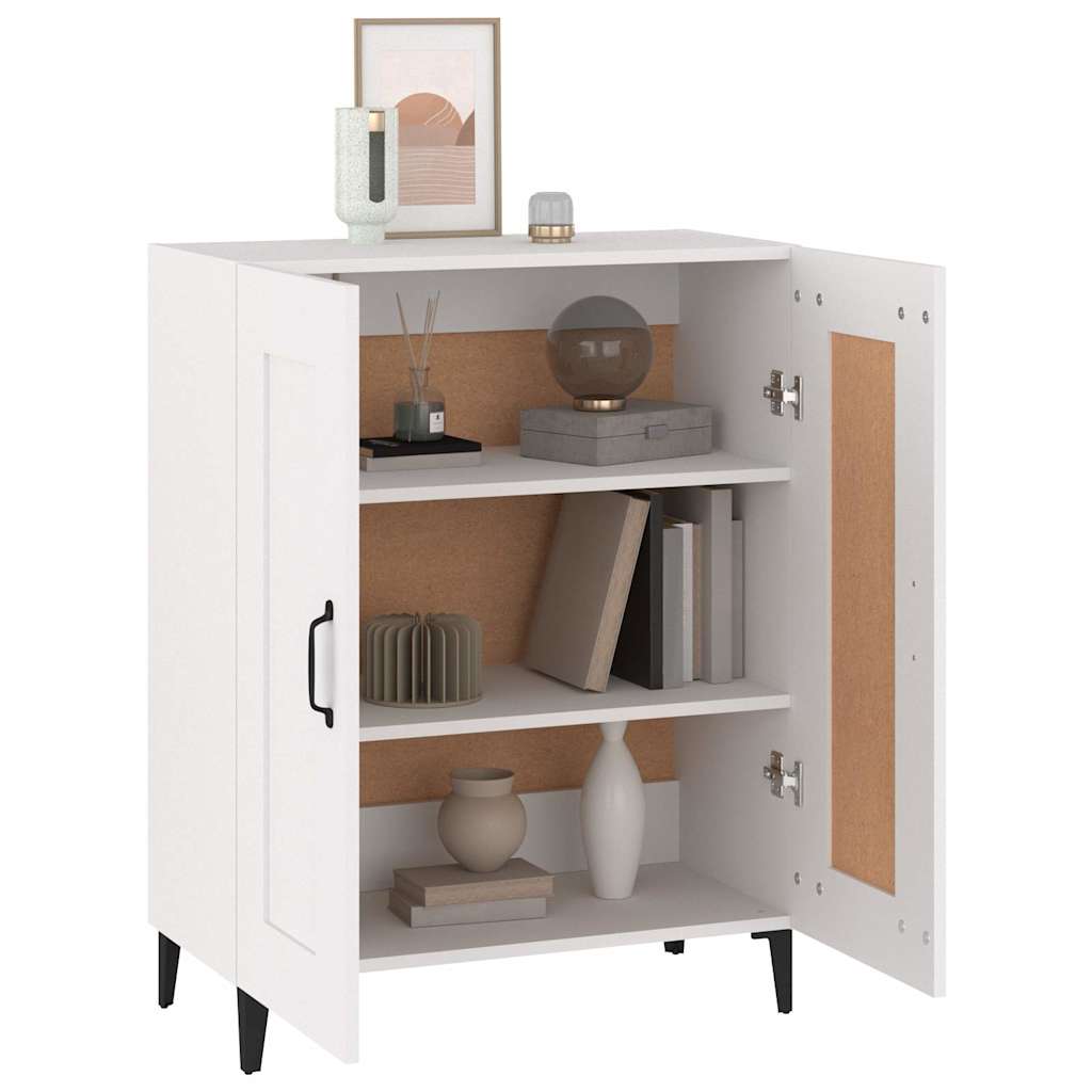 Sideboard, white, 69.5x34x90cm, engineered wood