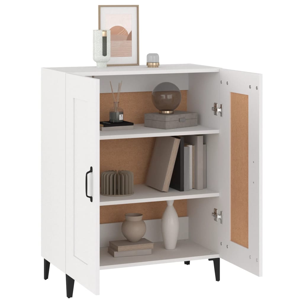 Sideboard, white, 69.5x34x90cm, engineered wood