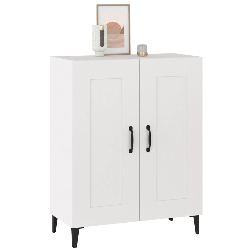 Sideboard, white, 69.5x34x90cm, engineered wood