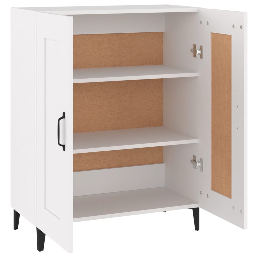 Sideboard, white, 69.5x34x90cm, engineered wood