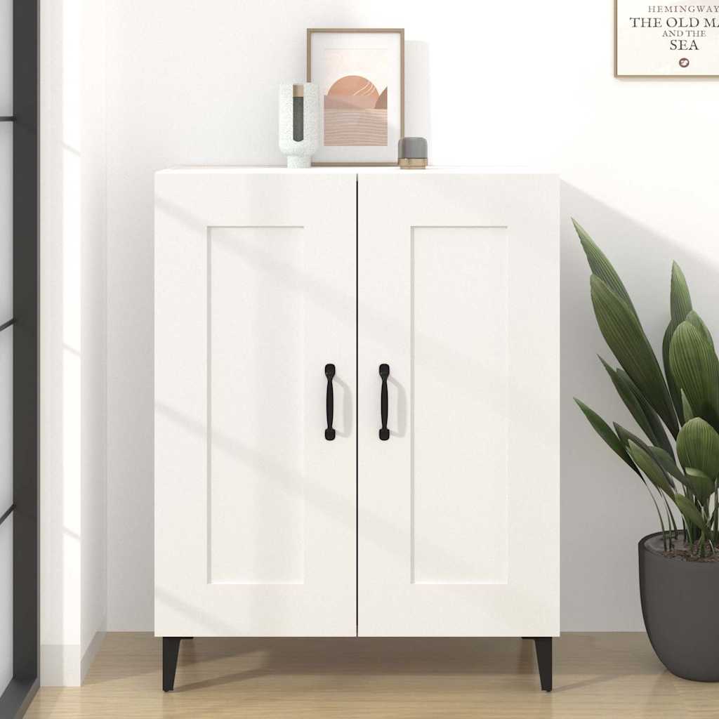 Sideboard, white, 69.5x34x90cm, engineered wood