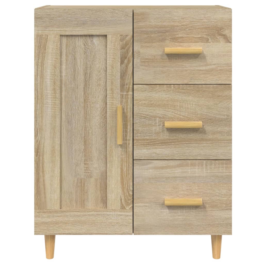 Sideboard, oak color, 69.5x34x90cm, engineered wood
