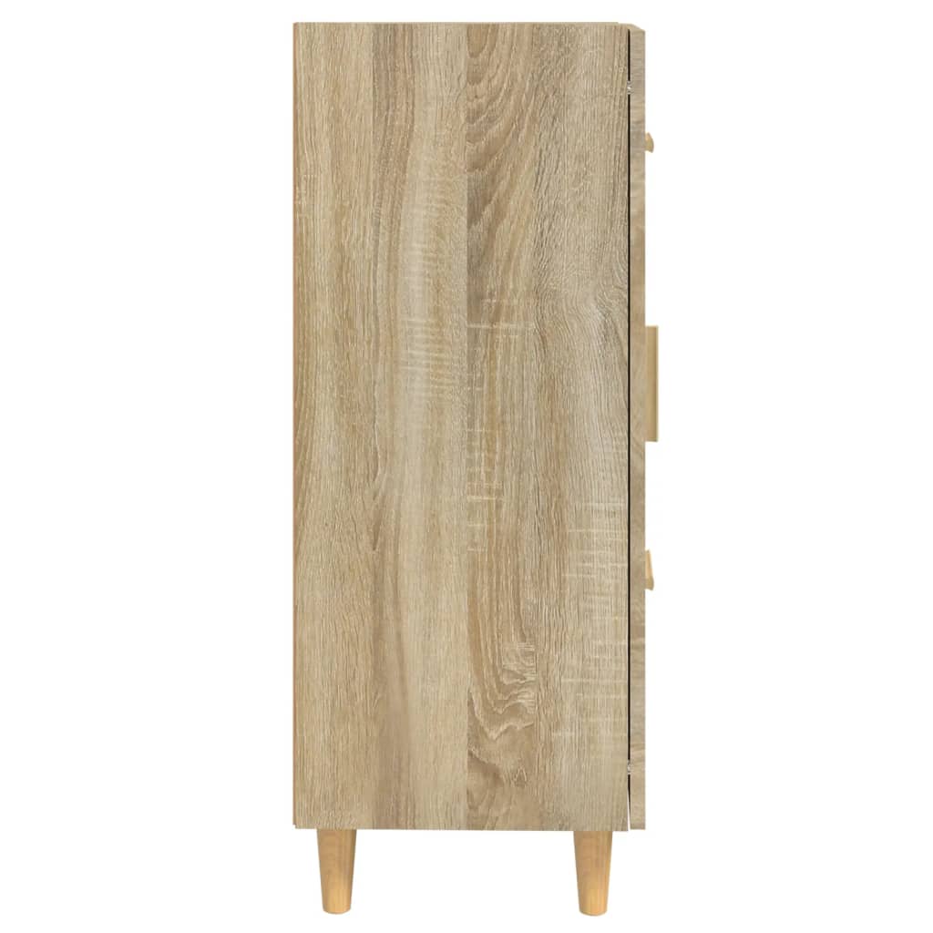 Sideboard, oak color, 69.5x34x90cm, engineered wood