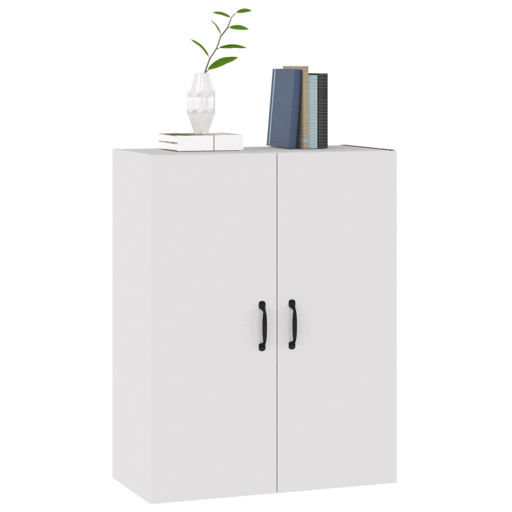 Wall cabinet, white, 69.5x34x90cm, engineered wood
