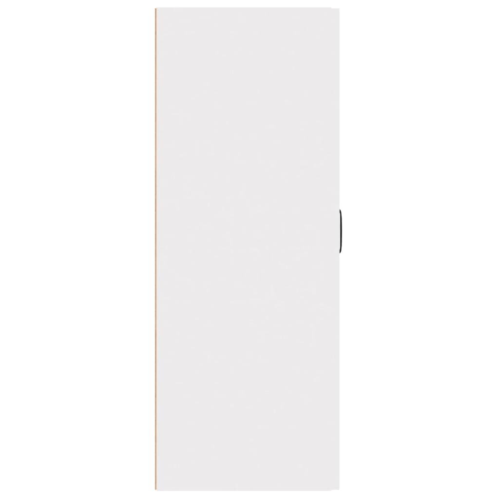 Wall cabinet, white, 69.5x34x90cm, engineered wood