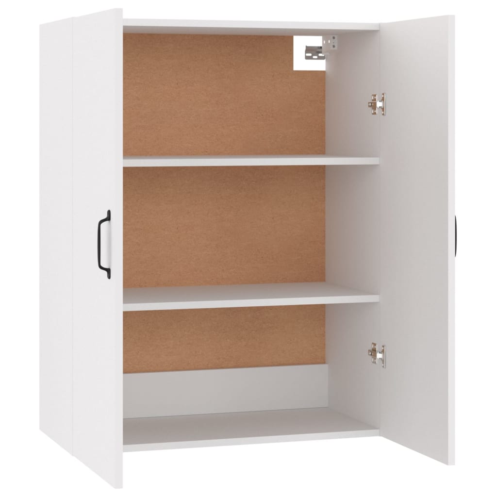 Wall cabinet, white, 69.5x34x90cm, engineered wood