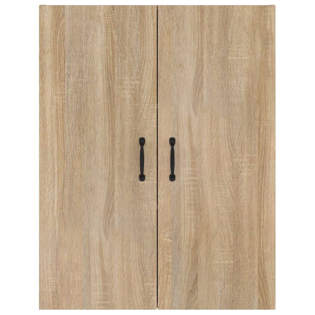 Wall cabinet, oak, 69.5x34x90cm, treated wood
