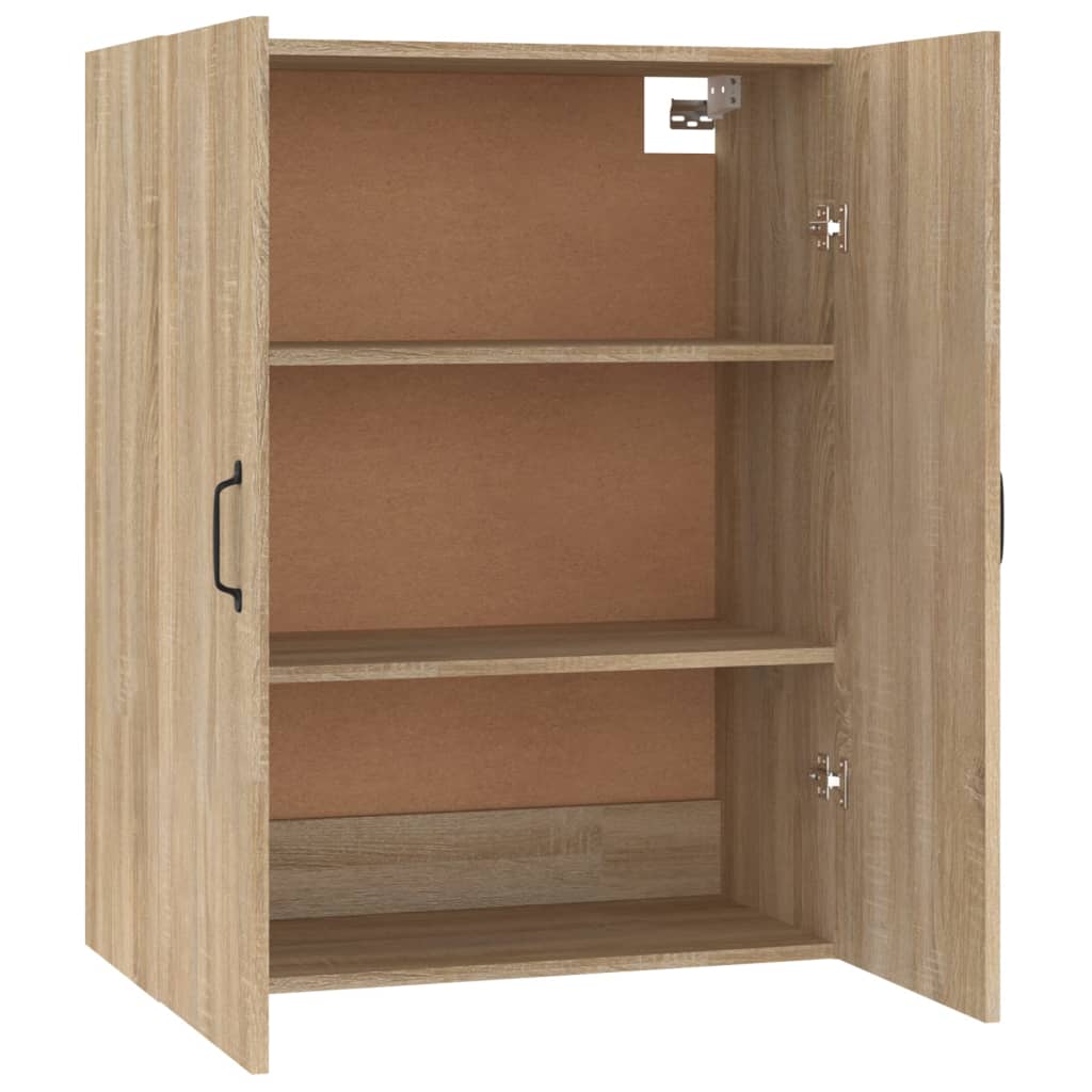 Wall cabinet, oak, 69.5x34x90cm, treated wood