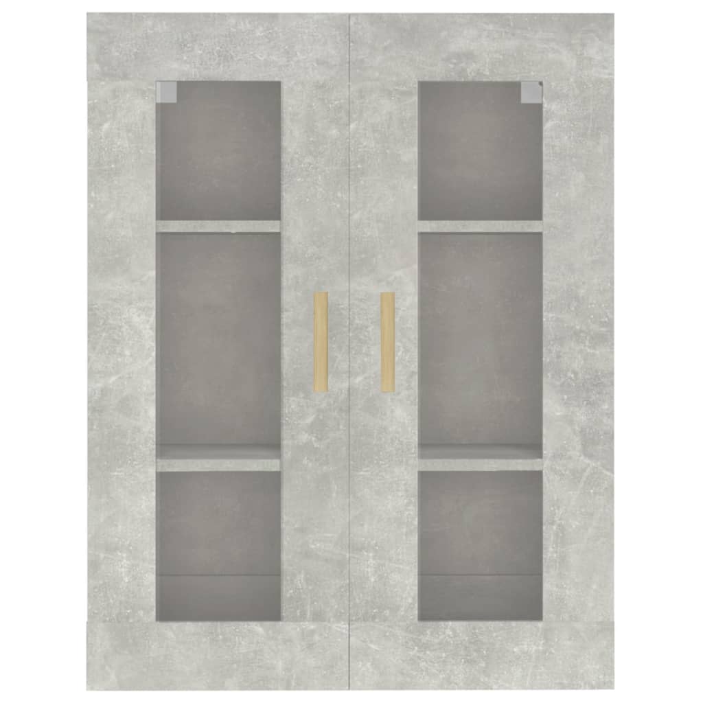 Wall-mounted cabinet, concrete grey, 69.5x34x90cm
