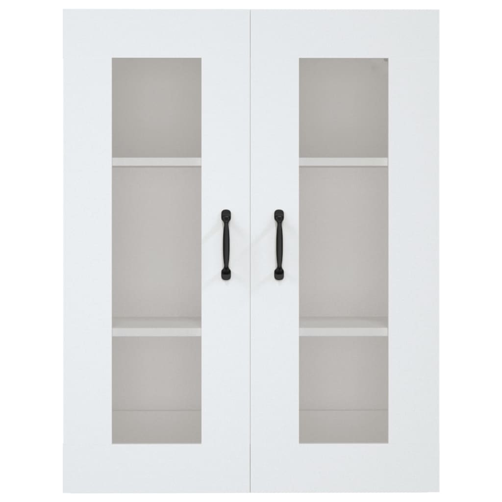 Wall-mounted cabinet, white, 69.5x34x90cm