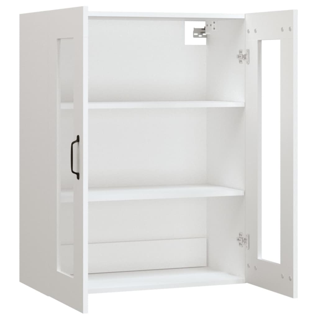 Wall-mounted cabinet, white, 69.5x34x90cm