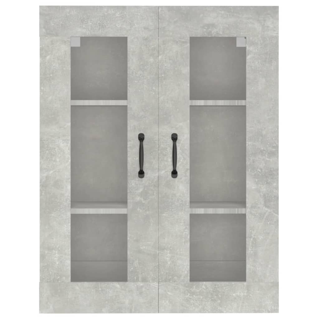 Wall-mounted cabinet, concrete grey, 69.5x34x90cm